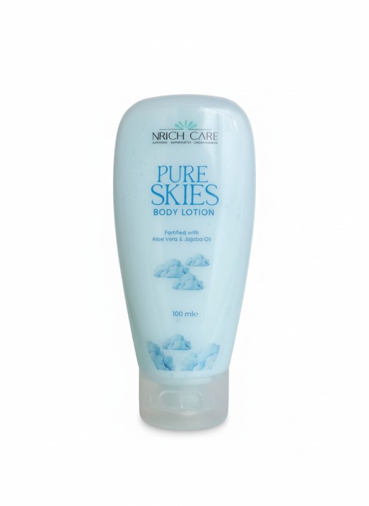 Pure Skies body lotion petal bottle final